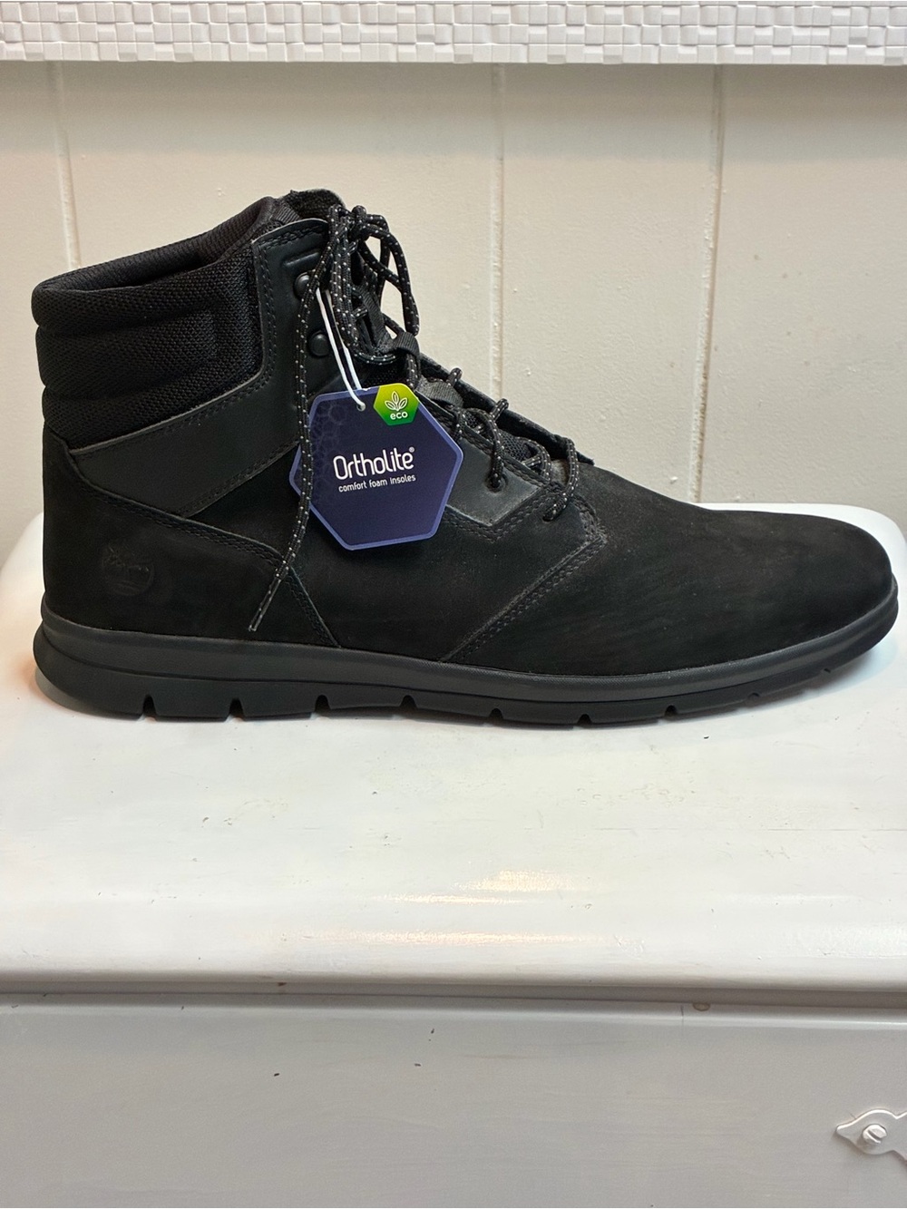 NWT Timberland Mens Graydon Mid Lightweight Sneaker Chukka Boots Size 13 Black